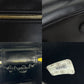 CHANEL Cosmetics Pouch leather black Bicolole Vanity Women Used Authentic
