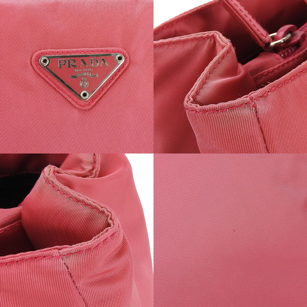 PRADA Handbag B3864 Nylon pink Women Used Authentic