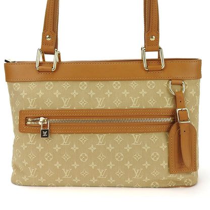 LOUIS VUITTON Handbag M92684 Monogram Mini, Leather beige Lucille PM Women Used Authentic