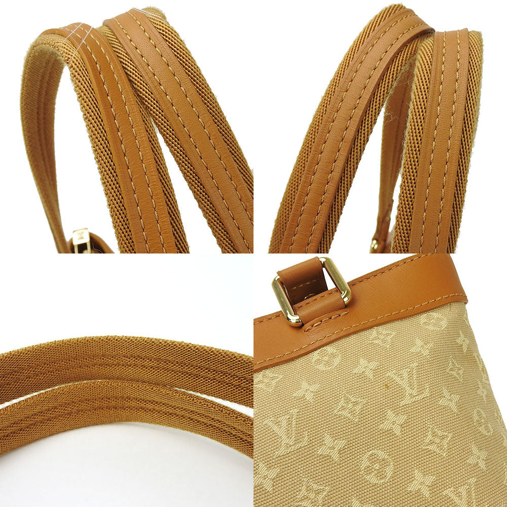 LOUIS VUITTON Handbag M92684 Monogram Mini, Leather beige Lucille PM Women Used Authentic