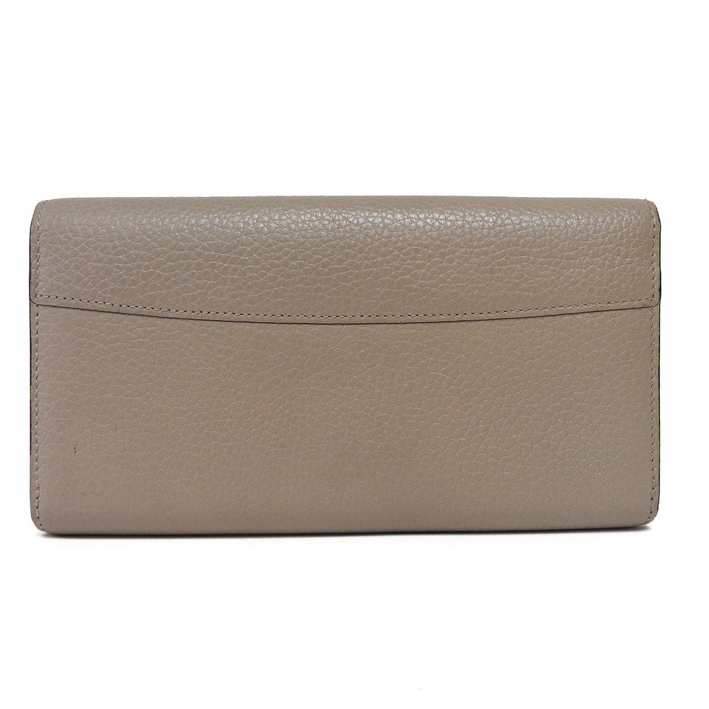 LOUIS VUITTON Long Wallet Purse M61249 leather beige Portefeuille Capsine Women Used Authentic