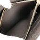 LOUIS VUITTON Long Wallet Purse M61249 leather beige Portefeuille Capsine Women Used Authentic