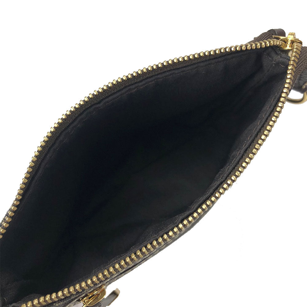LOUIS VUITTON Accessory pouch M95668 Monogram mini run Brown Accessoires Women Used Authentic