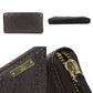 GUCCI Long Wallet Purse 307980 leather Brown mens(Unisex) Used Authentic
