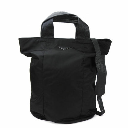 PRADA Tote Bag VA0679 Nylon black 2Way Tote Bag Large Women(Unisex) Used Authentic