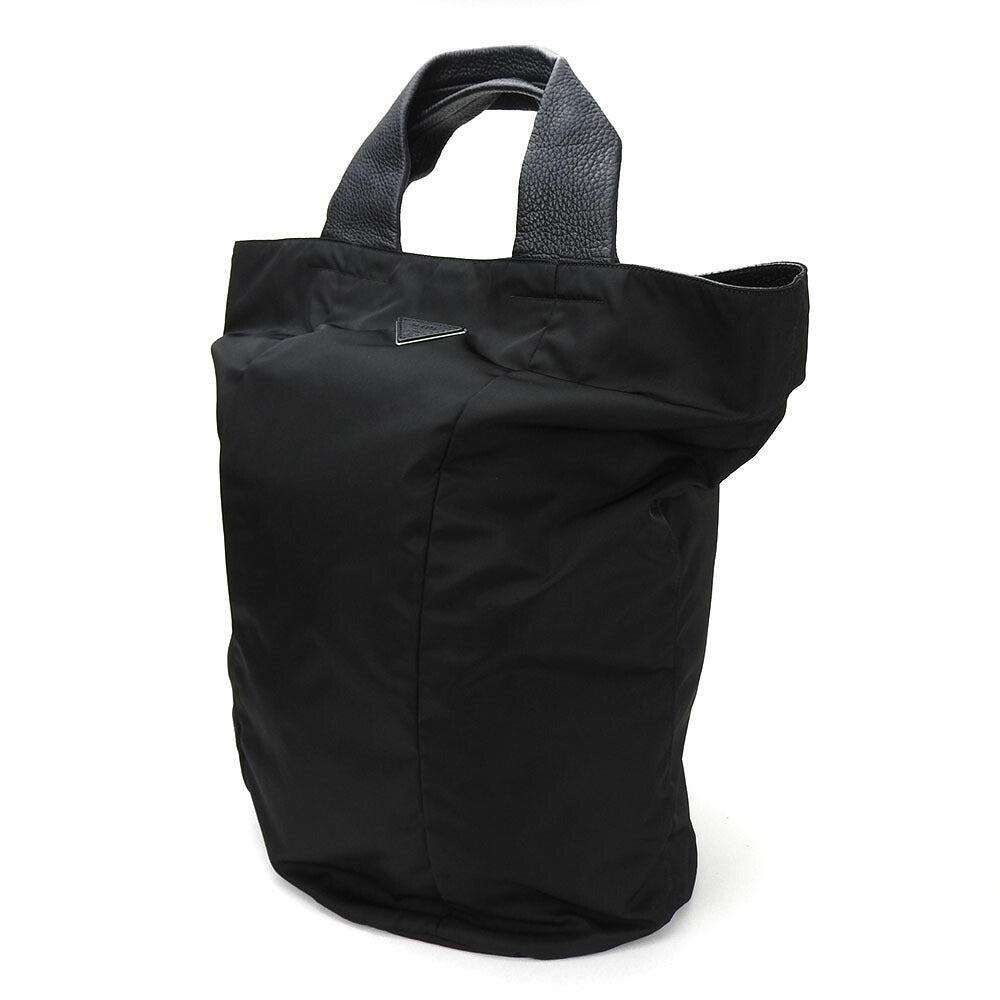 PRADA Tote Bag VA0679 Nylon black 2Way Tote Bag Large Women(Unisex) Used Authentic