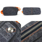 Dior Shoulder Bag denim black Flight line Women Used Authentic