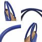 FENDI Handbag 8BH279 leather Blue type Trois Jules Women Used Authentic