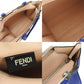 FENDI Handbag 8BH279 leather Blue type Trois Jules Women Used Authentic