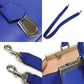 FENDI Handbag 8BH279 leather Blue type Trois Jules Women Used Authentic