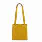CELINE Shoulder Bag leather yellow Women Used Authentic