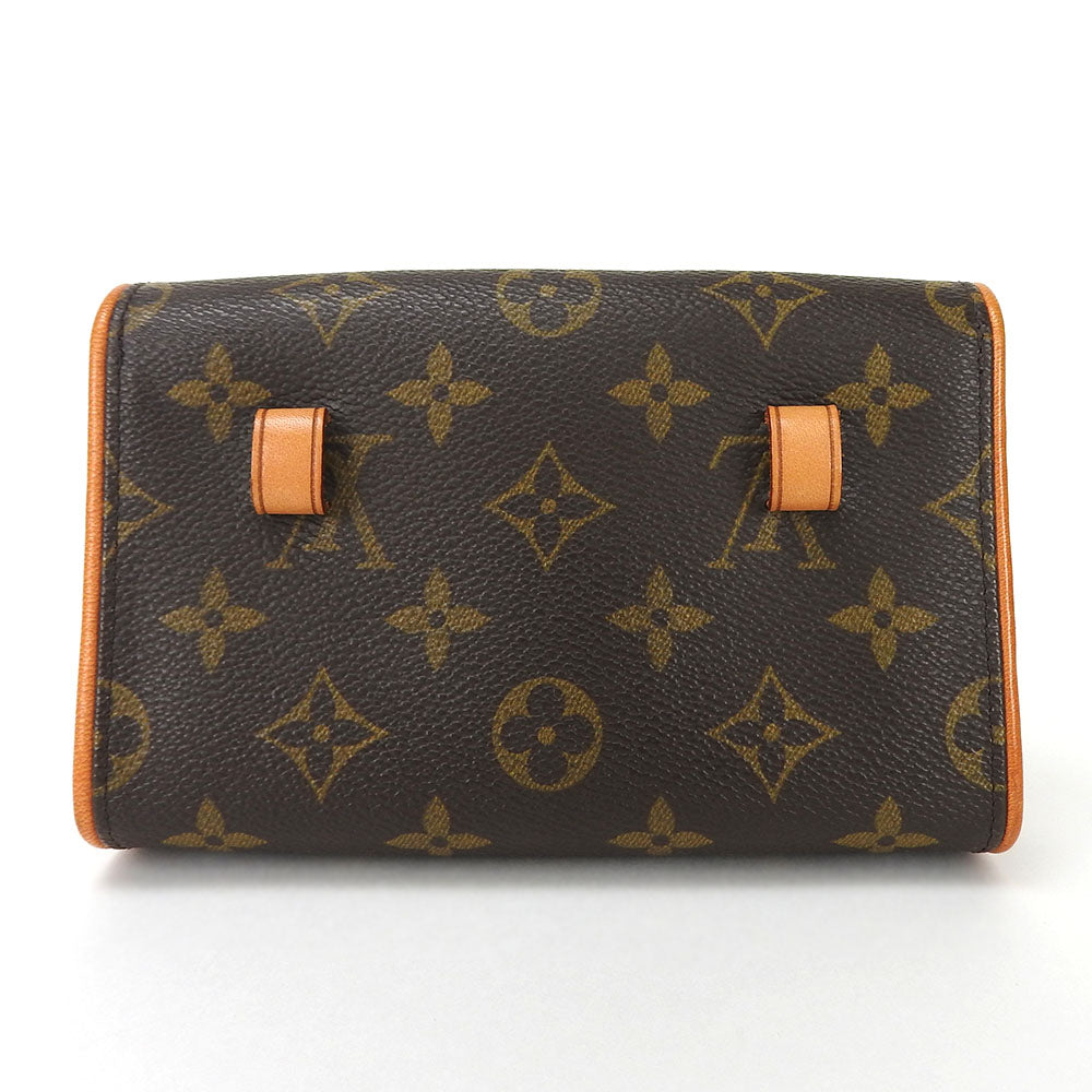 LOUIS VUITTON Waist bag M51855 Monogram Brown Pochette Florentine Women XS Used Authentic
