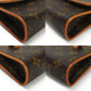 LOUIS VUITTON Waist bag M51855 Monogram Brown Pochette Florentine Women XS Used Authentic
