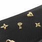 LOUIS VUITTON Long Wallet Purse M63991 Epi Leather Noir Love Lock Zippy Wallet Women Used Authentic