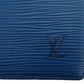 LOUIS VUITTON Bill Compartment M63215 blue Porto Cartes Cridit Yen
