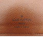 LOUIS VUITTON Bill Compartment M60930 Brown beige Porte Billets9Cartes Crdit
