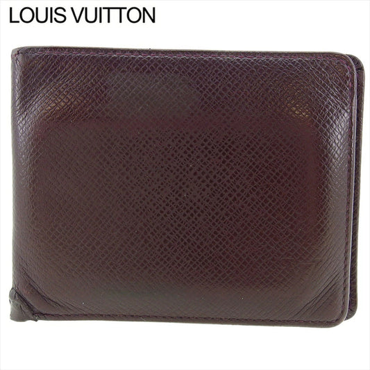 LOUIS VUITTON Bill Compartment Brown Bordeaux Porte Billets9Cartes Crdit