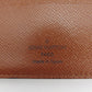 LOUIS VUITTON Bifold Wallet M61665 Brown beige Porte Billets Cartes Crdit Monet