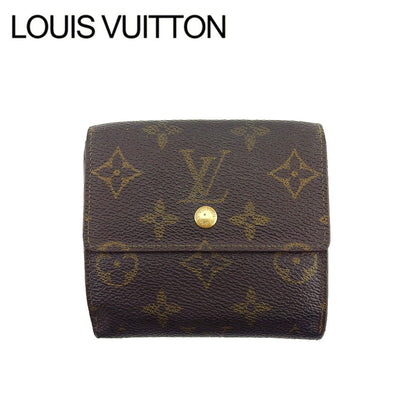 LOUIS VUITTON Bifold Wallet M61652 Brown beige Porte Monnaie Billets Cartes Credit