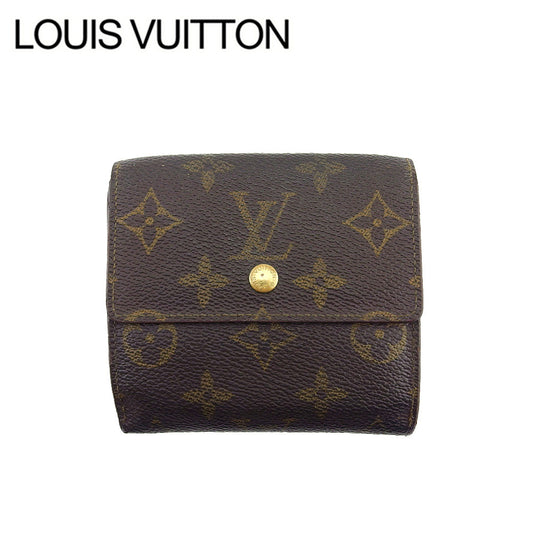 LOUIS VUITTON Bifold Wallet M61652 Brown beige Porte Monnaie Billets Cartes Credit
