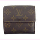 LOUIS VUITTON Bifold Wallet M61652 Brown beige Porte Monnaie Billets Cartes Credit