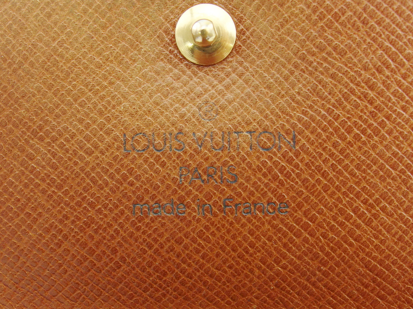 LOUIS VUITTON Bifold Wallet M61652 Brown beige Porte Monnaie Billets Cartes Credit