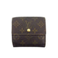 LOUIS VUITTON Bifold Wallet M61652 Brown beige Porte Monnaie Billets Cartes Credit