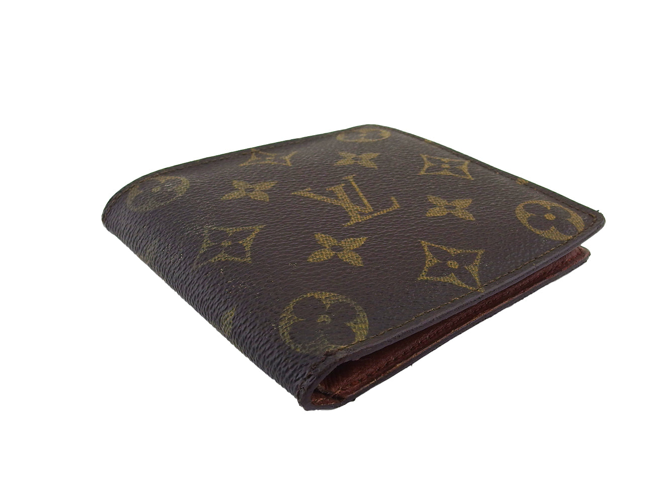 LOUIS VUITTON Bifold Wallet M61665 Brown beige Porte Billets Cartes Crdit Monet
