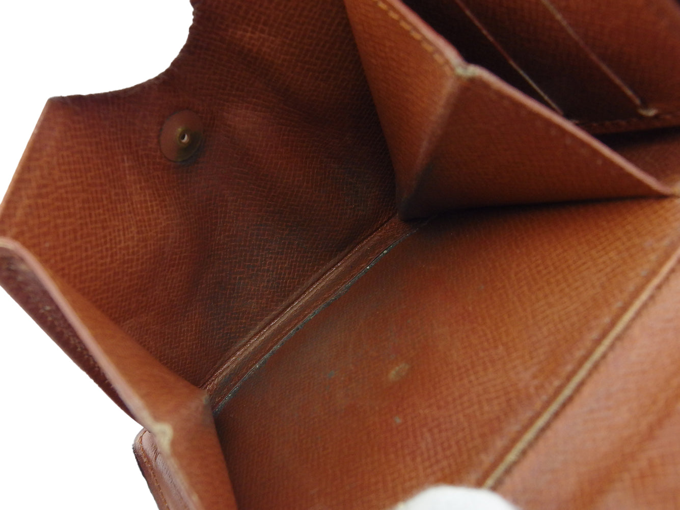 LOUIS VUITTON Bifold Wallet M61665 Brown beige Porte Billets Cartes Crdit Monet