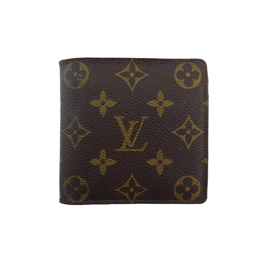 LOUIS VUITTON Bifold Wallet M61665 Brown beige Porte Billets Cartes Crdit Monet