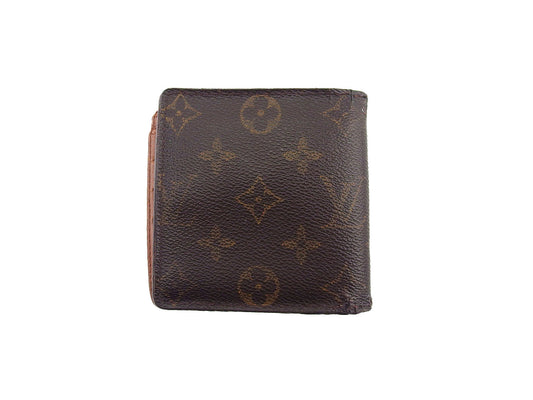 LOUIS VUITTON Bifold Wallet M61665 Brown beige Porte Billets Cartes Crdit Monet