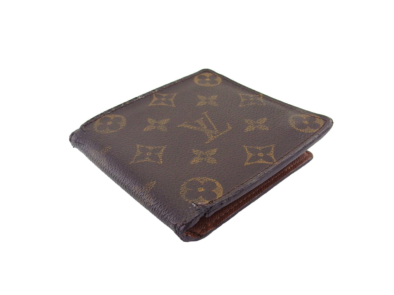 LOUIS VUITTON Bifold Wallet M61665 Brown beige Porte Billets Cartes Crdit Monet