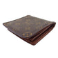 LOUIS VUITTON Bifold Wallet M61665 Brown beige Porte Billets Cartes Crdit Monet