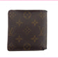 LOUIS VUITTON Bifold Wallet M61665 Brown beige Porte Billets Cartes Crdit Monet