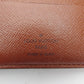 LOUIS VUITTON Bifold Wallet M61665 Brown beige Porte Billets Cartes Crdit Monet
