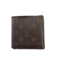 LOUIS VUITTON Bifold Wallet M61665 Brown beige Porte Billets Cartes Crdit Monet