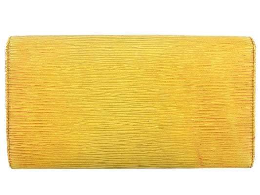 LOUIS VUITTON Long Wallet Purse Tassiri Yellow Pochette Porto MonÃ©credi