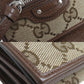 GUCCI Tri-fold wallet Main: Canvas, Part: Leather Beige x brown mens Used Authentic