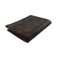 LOUIS VUITTON Bifold Wallet Brown x beige