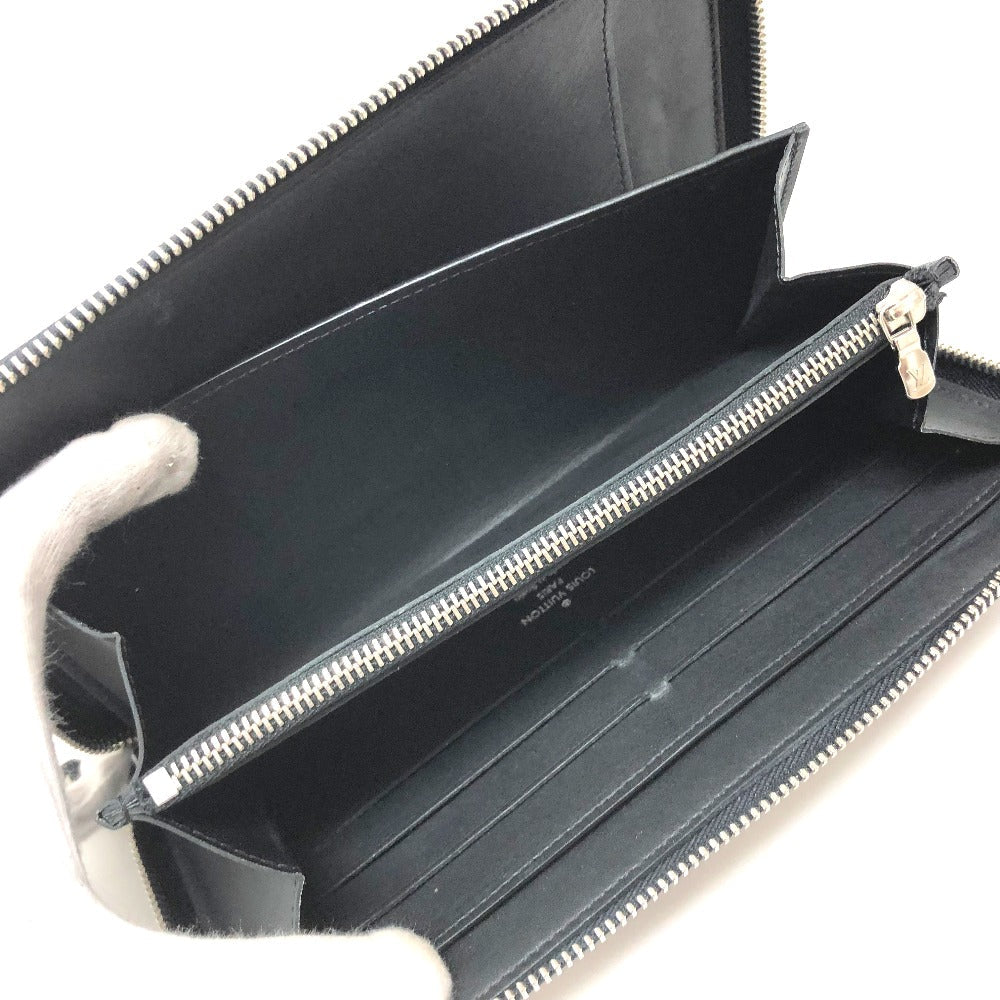 LOUIS VUITTON Long Wallet Purse N64013 Damier Cobalt Canvas Navy type America's Cup 2017 Limited Zippy Organizer mens Used Authentic