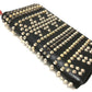 Christian Louboutin Long Wallet Purse 3145073 leather black Panettone spike studs Women Used Authentic