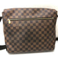 LOUIS VUITTON Shoulder Bag N51211 Damier canvas Ebene Damier Brooklyn MM Women Used Authentic