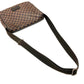 LOUIS VUITTON Shoulder Bag N51211 Damier canvas Ebene Damier Brooklyn MM Women Used Authentic