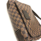 LOUIS VUITTON Shoulder Bag N51211 Damier canvas Ebene Damier Brooklyn MM Women Used Authentic
