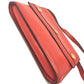 CELINE Shoulder Bag leather Red Crossbody bag vintage Women Used Authentic