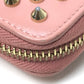 Christian Louboutin Long Wallet Purse 1165065 leather pink Panettone spike studs Women Used Authentic