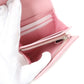 GUCCI Bifold Wallet 598629 Main: Leather Pink x Silver Metal Women Used Authentic