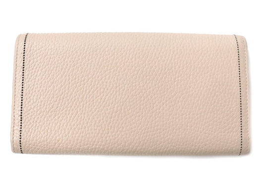 BALENCIAGA Long Wallet Purse Main: Leather pink beige Women Used Authentic