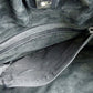 GUCCI Tote Bag GG canvas Black x Black Silver