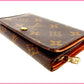LOUIS VUITTON Long Wallet Purse M61730 Brown /Porte Monnaie-Viet-Trésor